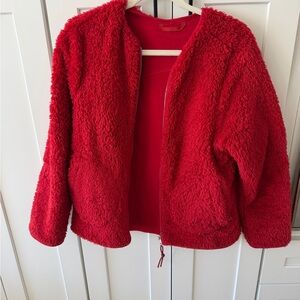 lululemon athletica Red Fleece Jacket